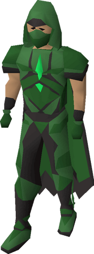 Graceful outfit (Hosidius) equipped