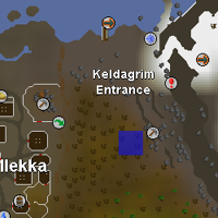 Hot cold clue - near Keldagrim entrance mine map