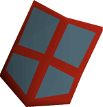 Zamorak kiteshield detail