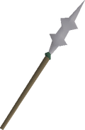 Crystal halberd detail