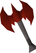 Dragon thrownaxe detail