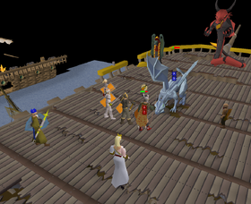 RuneScape lets you defend against the massive Vorkath in the