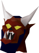 Greater demon mask detail
