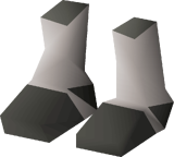 Skeletal boots detail