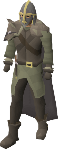 Clue hunter outfit equipped