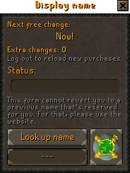 How to Change Names in Runescape