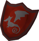 Dragon kiteshield detail