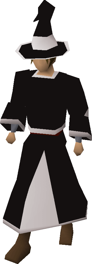 Black Trimmed Wizard Robes Old School Runescape Wiki Fandom It is a very clean transparent background image and its resolution is 284x687 , please mark the image source when. black trimmed wizard robes old school