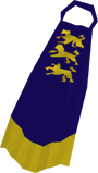 Champion's cape detail