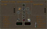 Duel Arena interface