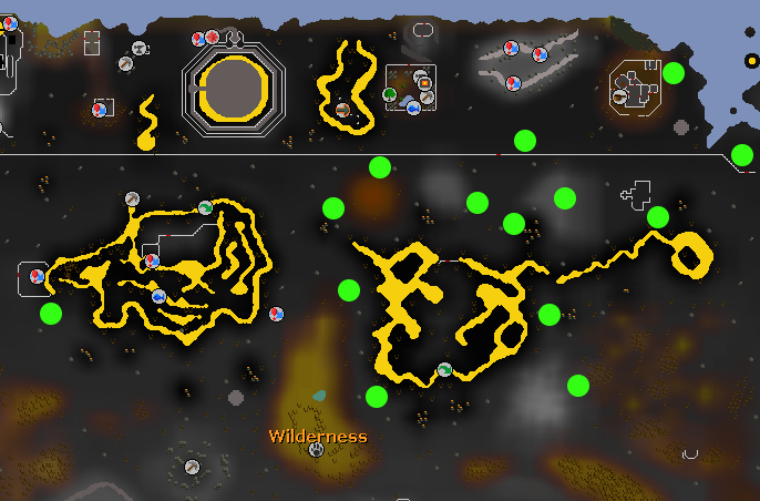 Possible locations of the Mage Arena 2 bosses in OSRS