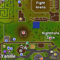 Hot cold clue - northwest of NMZ map