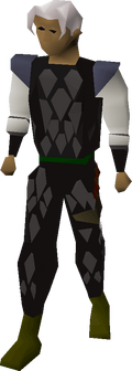 Black d'hide armour equipped