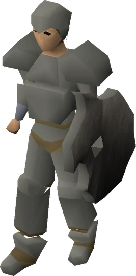 Granite armour equipped