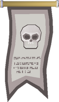 Skeleton Champion's banner