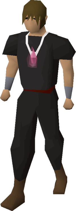 Salve amulet (e) equipped