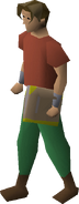 A player holding Bandos' book of war.