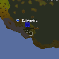 Hot cold clue - Zul-Andra map