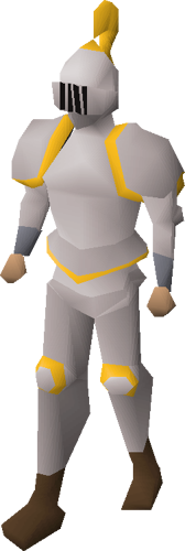 Initiate armour equipped