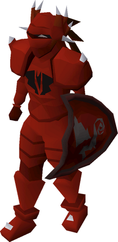 Dragon armour set (lg) equipped