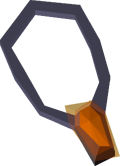Zenyte amulet detail