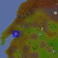 The location of the Kraken Cove.