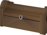 Mahogany treasure chest