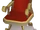 Gilded throne