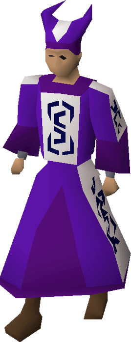 Enchanted robes equipped