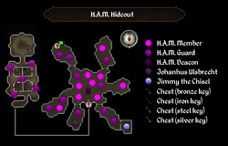 H.A.M. Dungeon Map
