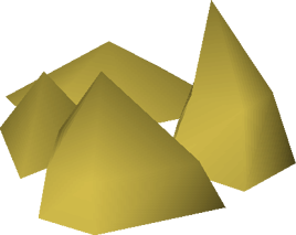Gold rock