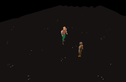 A player inside Thordur's blackhole.