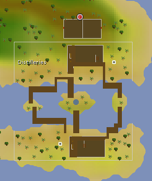 The Trouble Brewing area