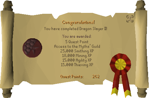 Dragon Slayer II reward scroll.png