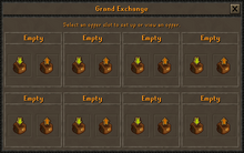 Grand Exchange interface