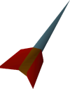 Rune dart detail