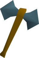 Rune battleaxe detail