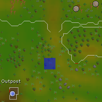 Hot cold clue - south of the Tree Gnome Stronghold map