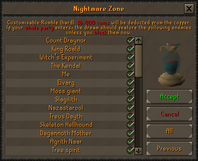 Nightmare Zone - OSRS Wiki