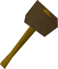 Bronze warhammer detail