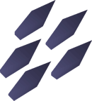 Mithril javelin heads detail