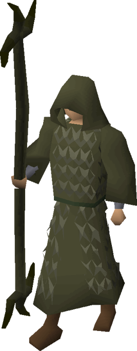 Ahrim's robes equipped