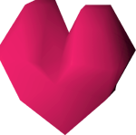 Heart crystal (activated) detail