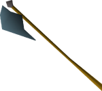 Rune halberd detail