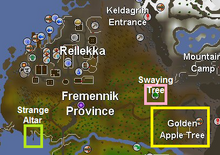 The Fremennik Trials - Olaf's Trial Map