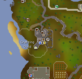 Crafting Guild map