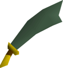 Adamant scimitar detail