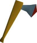 Rune axe detail