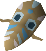 Broodoo shield (blue) detail