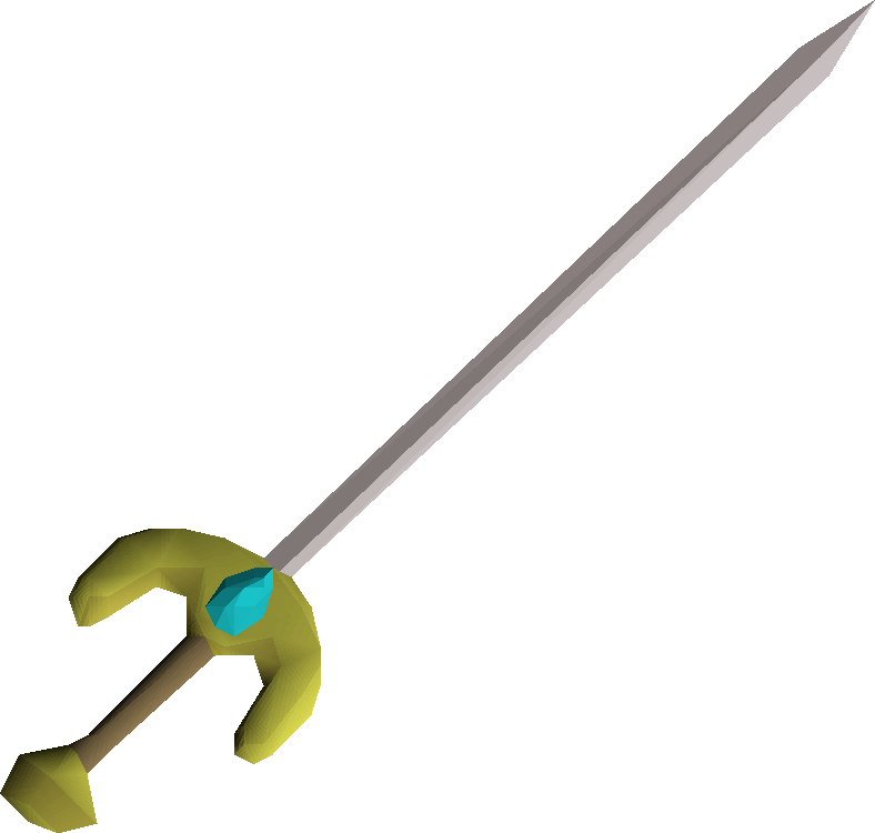 DIGITAL DOWNLOAD Old School Runescape Steel Sword for 3D 